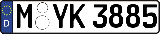 M-YK3885
