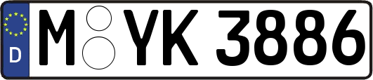 M-YK3886