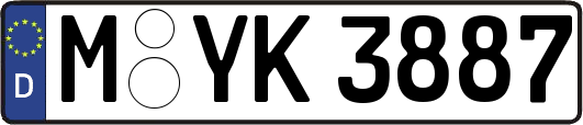 M-YK3887