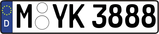 M-YK3888