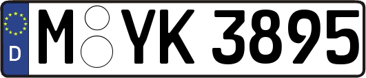 M-YK3895