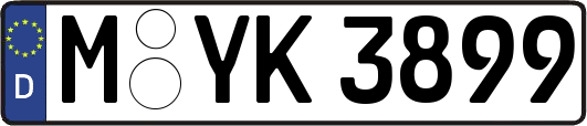 M-YK3899