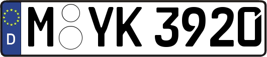 M-YK3920