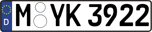 M-YK3922