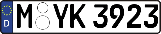 M-YK3923