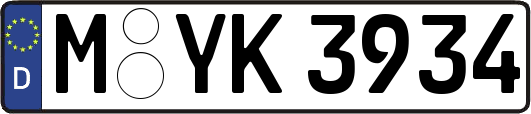 M-YK3934