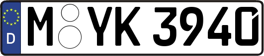 M-YK3940