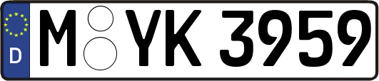 M-YK3959