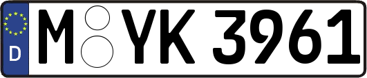 M-YK3961