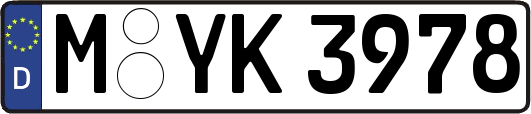 M-YK3978
