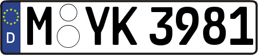 M-YK3981