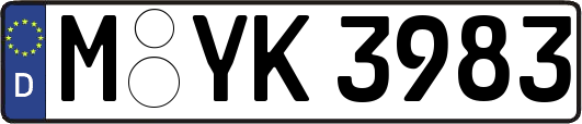 M-YK3983