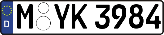 M-YK3984