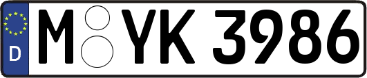 M-YK3986