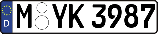 M-YK3987