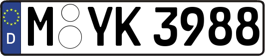 M-YK3988
