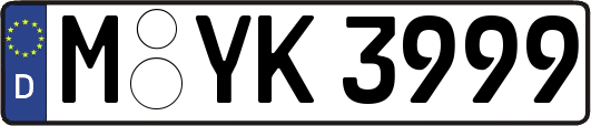 M-YK3999