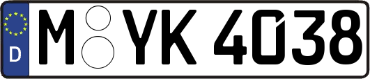 M-YK4038
