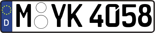 M-YK4058