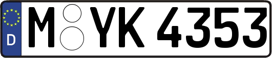 M-YK4353