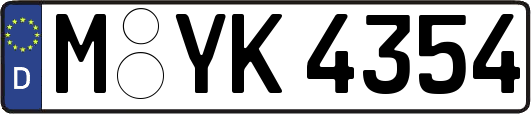 M-YK4354