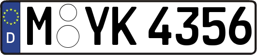 M-YK4356