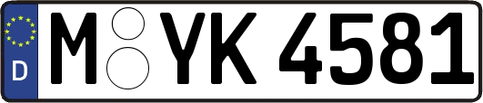 M-YK4581