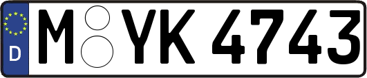 M-YK4743