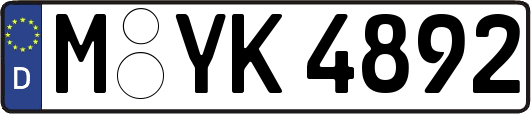 M-YK4892
