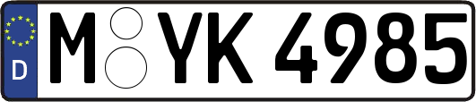 M-YK4985