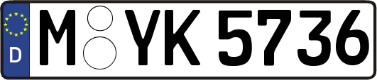 M-YK5736