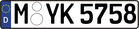 M-YK5758