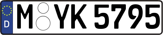 M-YK5795