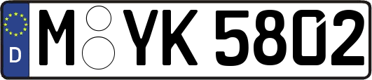 M-YK5802