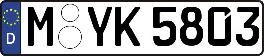 M-YK5803