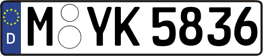 M-YK5836