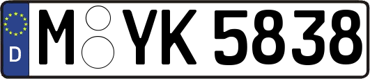 M-YK5838