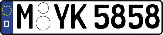 M-YK5858