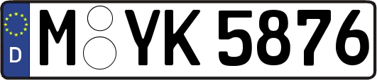 M-YK5876