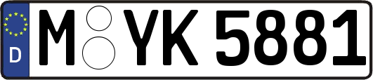 M-YK5881