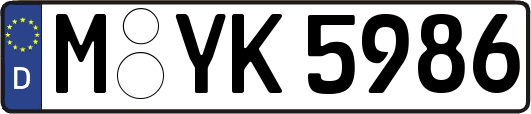 M-YK5986