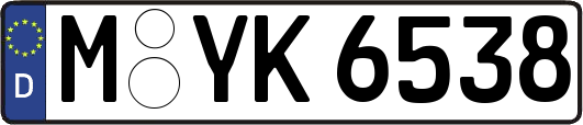 M-YK6538