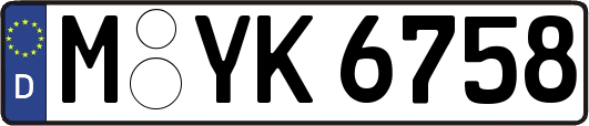 M-YK6758