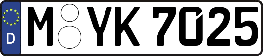 M-YK7025