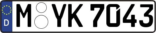 M-YK7043