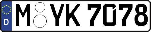 M-YK7078