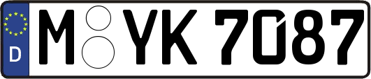 M-YK7087