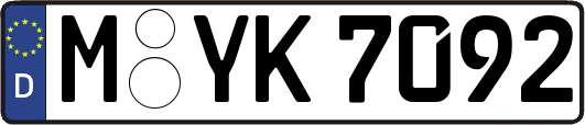 M-YK7092