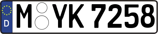 M-YK7258