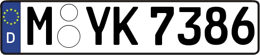 M-YK7386
